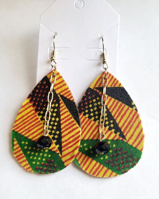 Tribal Teardrop Earrings