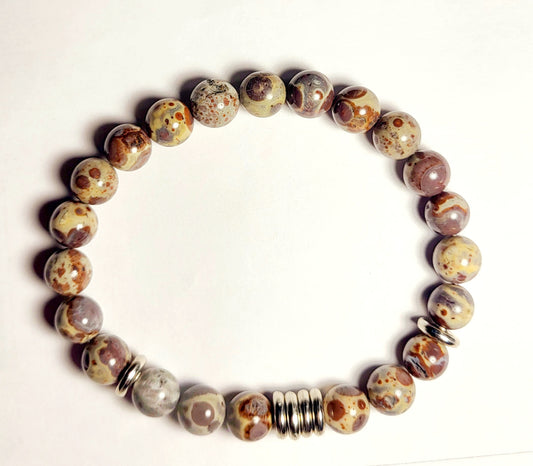 Asteroid Jasper Stretch Bracelet